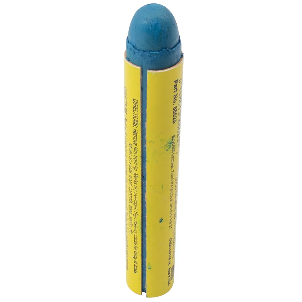 12 Pc Box Blue Markal E Paintstiks Crayon Chalk High Intensity Color Paint Stick Mark Chalk Oily Water Dust Auto Tire Construction Lumber