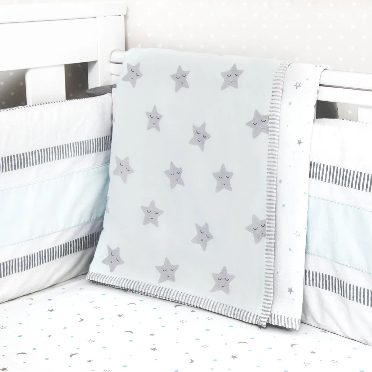 Baby Rock My Crib Gift Basket <br> Blue Star<br><span style="font-size: 10px;">Can be Personalised</span>