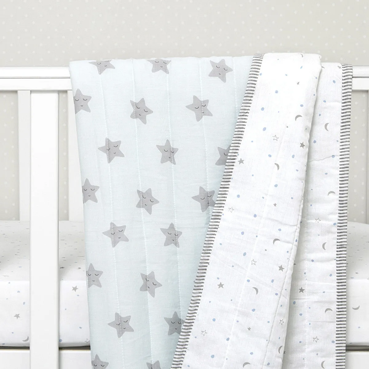 Baby Rock My Crib Gift Basket <br> Blue Star<br><span style="font-size: 10px;">Can be Personalised</span>
