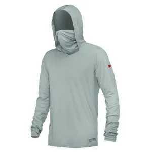 Florence Marine X Hooded Long Sleeve UPF Shirt - Light Grey