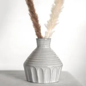 Fluted Bottom Bud Vase