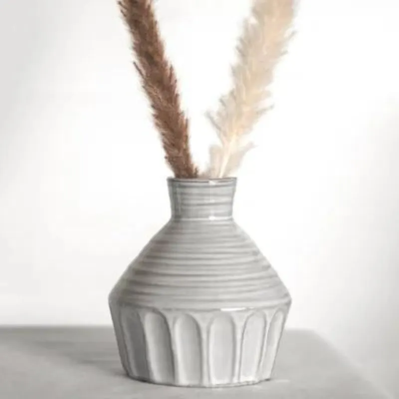 Fluted Bottom Bud Vase