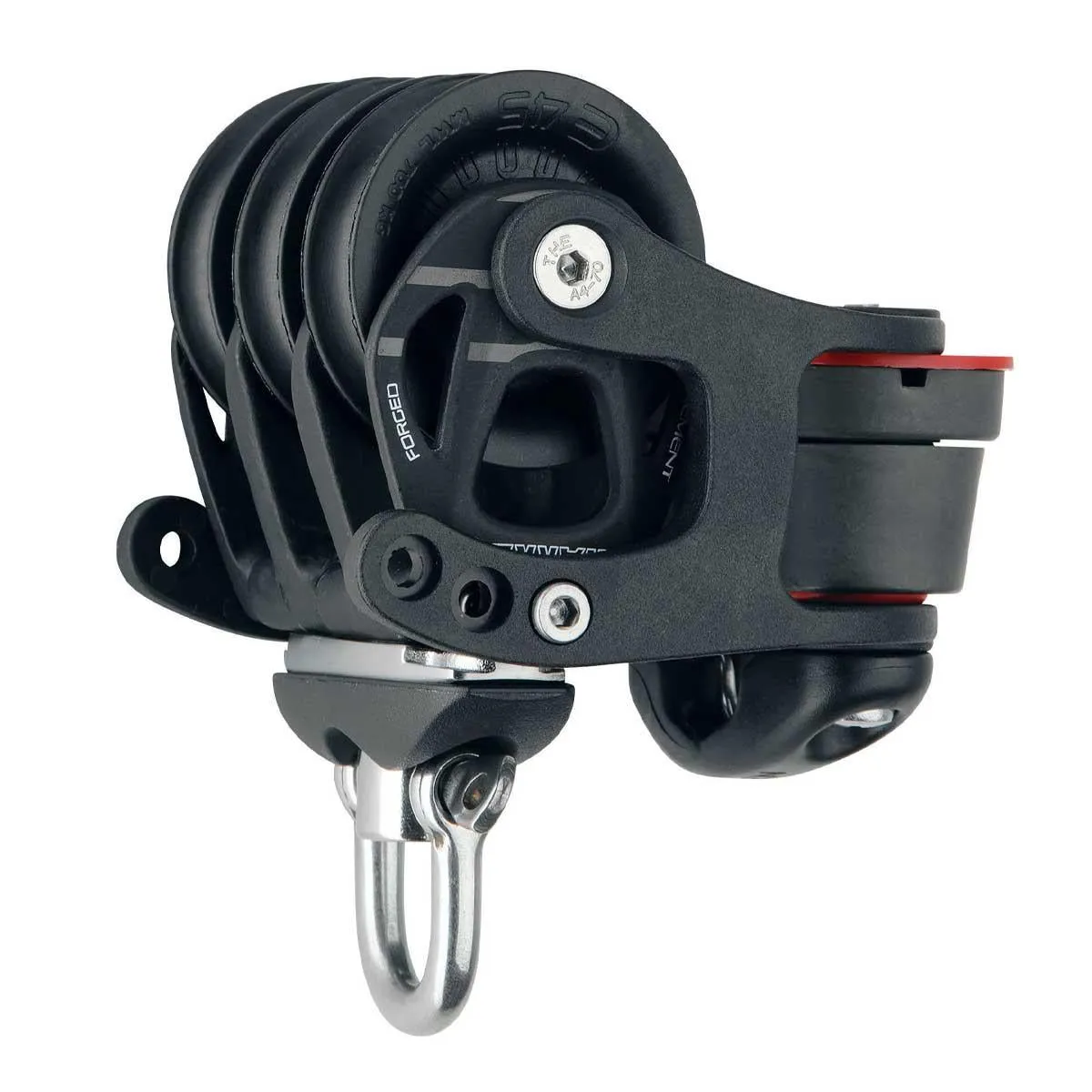 Harken 45mm Element Triple Swivel Block With 150 Cam Cleat - 6242