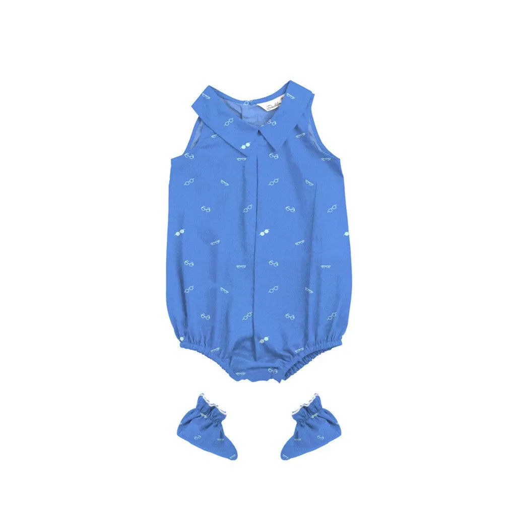Layette Set with Baby Bodysuit & Booties <br> Spectacles <br> <span style="font-size: 11px; font-family:Helvetica,Arial,sans-serif;">Can Be Personalised</span>