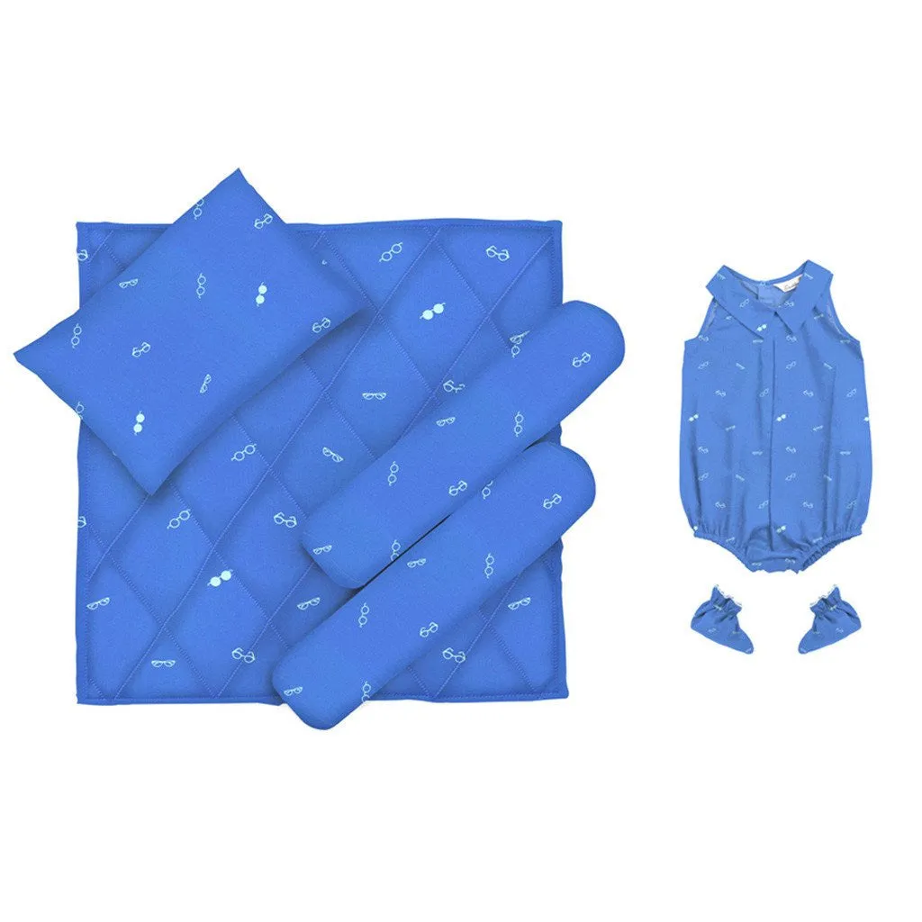 Layette Set with Baby Bodysuit & Booties <br> Spectacles <br> <span style="font-size: 11px; font-family:Helvetica,Arial,sans-serif;">Can Be Personalised</span>