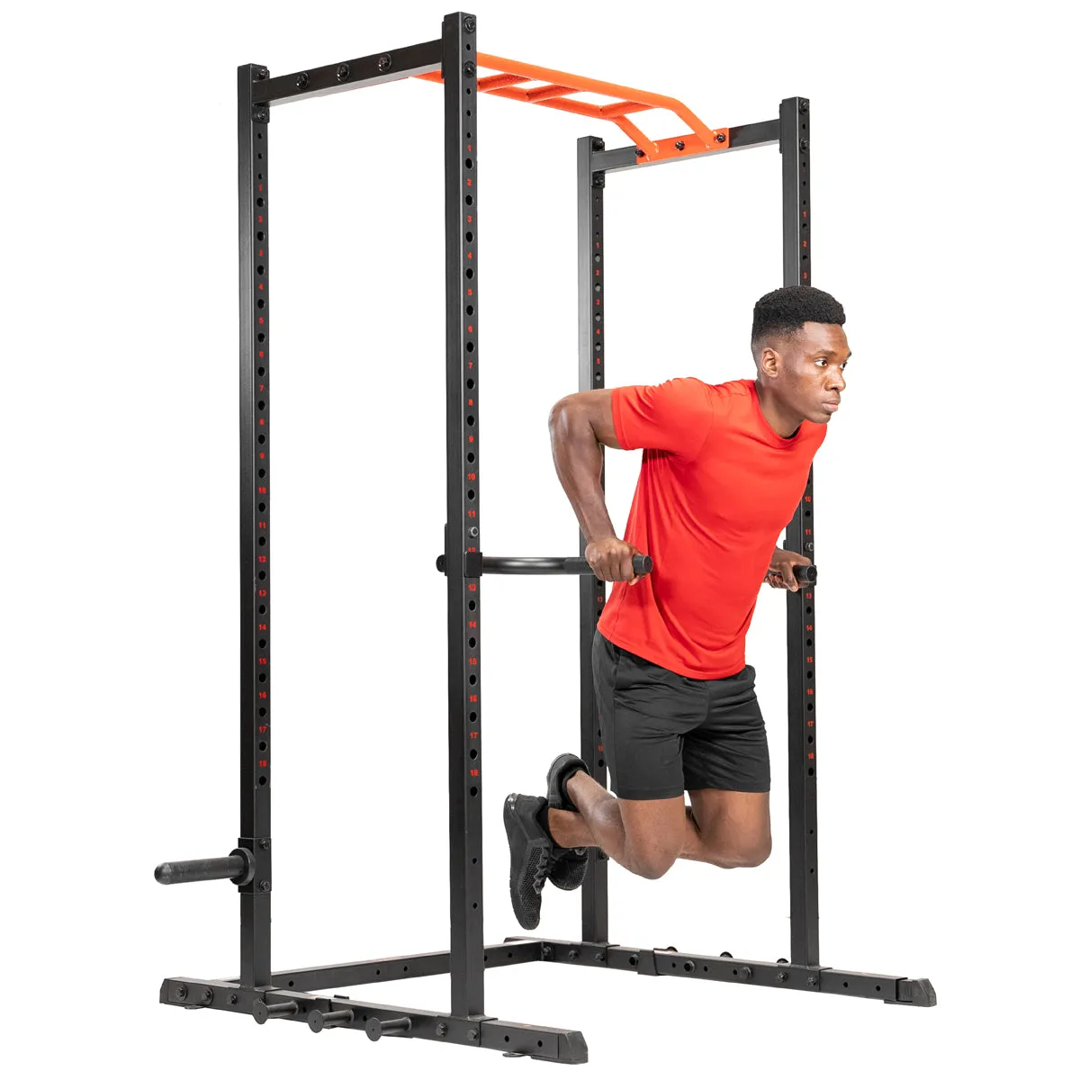 Sunny Strength™ Dip Bar Attachment for Squat Racks and Power Cages
