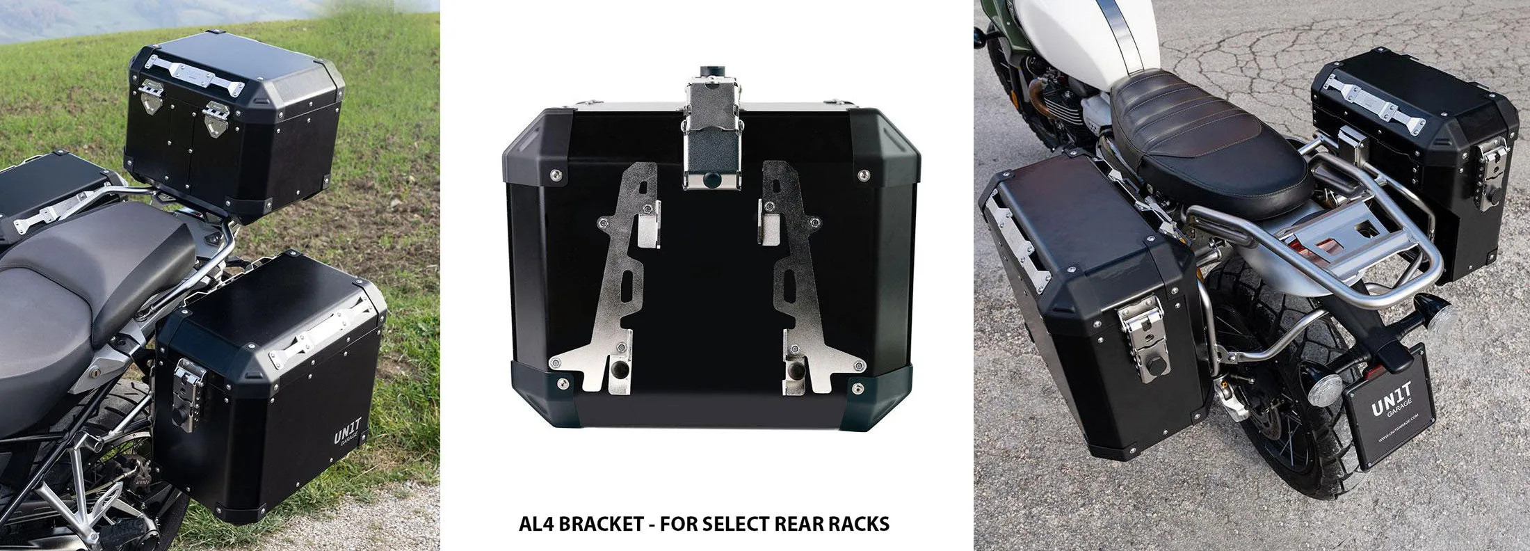 UNIT Garage ATLAS Rear Rack   Passenger Grip - Triumph Scrambler 1200 XE-XC